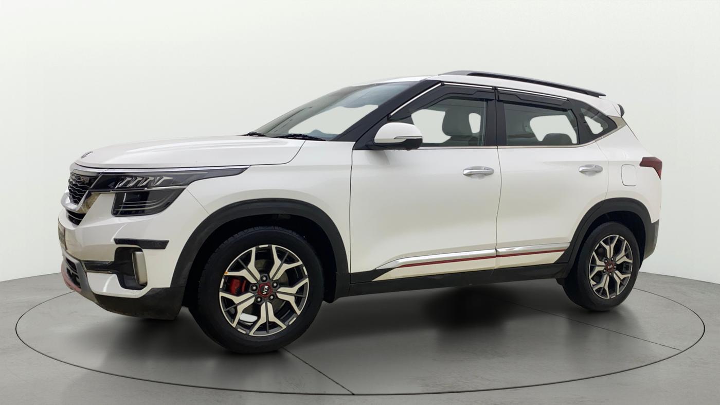 2020 KIA SELTOS GTX PLUS 1.4 PETROL, Petrol, Manual, 1,11,394 km, Left Front Diagonal