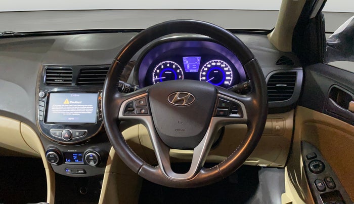 2017 Hyundai Verna 1.6 VTVT SX (O) AT, Petrol, Automatic, 25,039 km, Steering Wheel Close Up