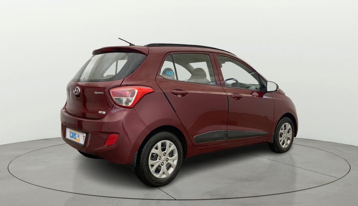 2016 Hyundai Grand i10 SPORTZ 1.2 KAPPA VTVT, Petrol, Manual, 70,780 km, Right Back Diagonal