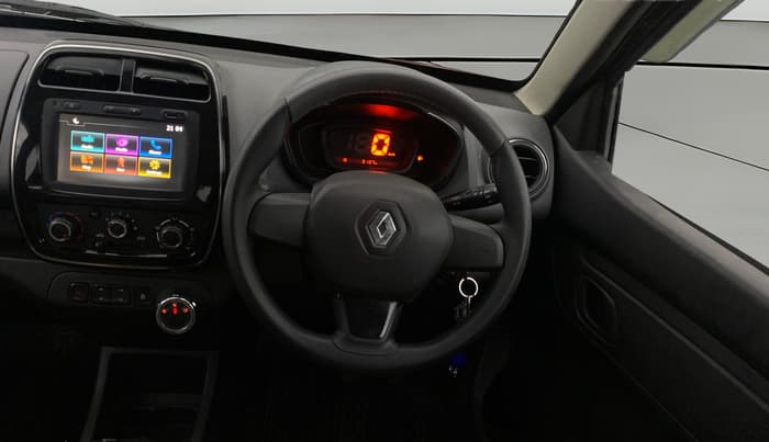2017 Renault Kwid RXT 1.0 AMT (O), Petrol, Automatic, 9,107 km, Steering Wheel Close Up