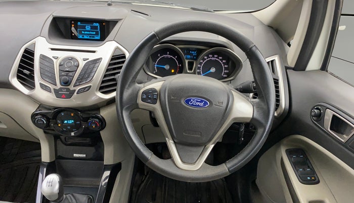 2013 Ford Ecosport TITANIUM 1.5L DIESEL, Diesel, Manual, 70,872 km, Steering Wheel Close Up