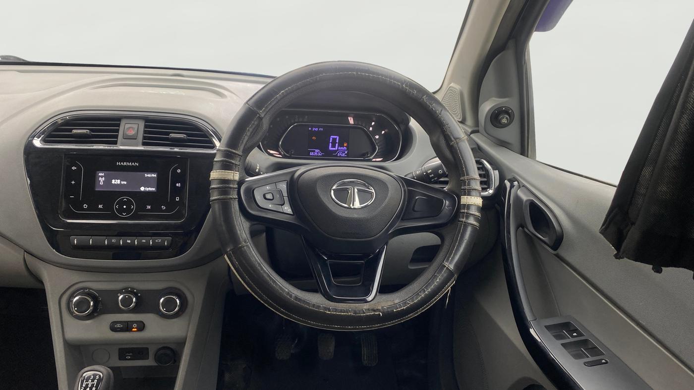 2022 Tata TIGOR XZ CNG, CNG, Manual, 66,352 km, Steering Wheel Close Up