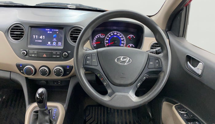 2017 Hyundai Grand i10 SPORTZ (O) AT 1.2 KAPPA VTVT, Petrol, Automatic, 69,552 km, Steering Wheel Close Up