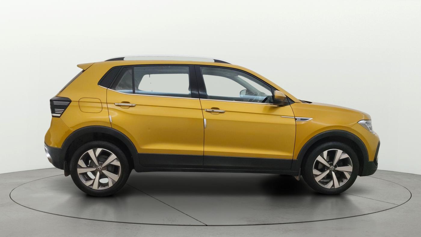 2022 Volkswagen TAIGUN TOPLINE 1.0 TSI AT, Petrol, Automatic, 28,405 km, Right Side View