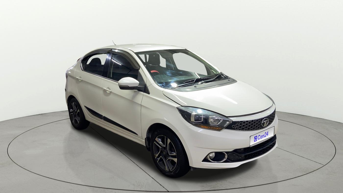 2019 Tata TIGOR XZ PLUS PETROL, CNG, Manual, 93,703 km, Right Front Diagonal