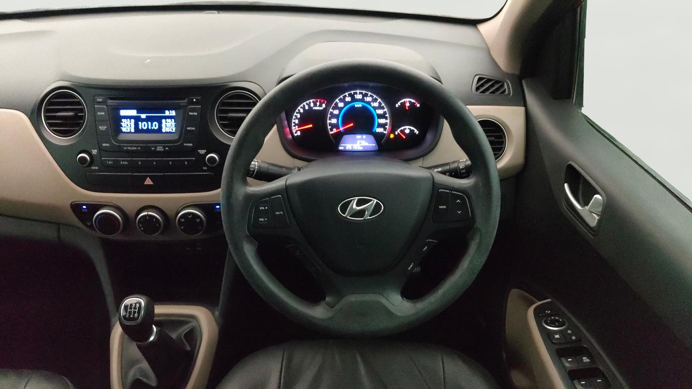 2015 Hyundai Grand i10 SPORTZ 1.2 KAPPA VTVT, Petrol, Manual, 26,180 km, Steering Wheel Close Up