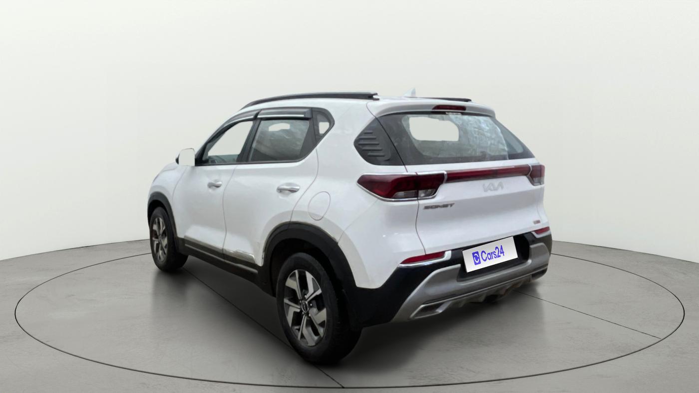 2021 KIA SONET HTX 1.0 IMT, Petrol, Manual, 65,946 km, Left Back Diagonal
