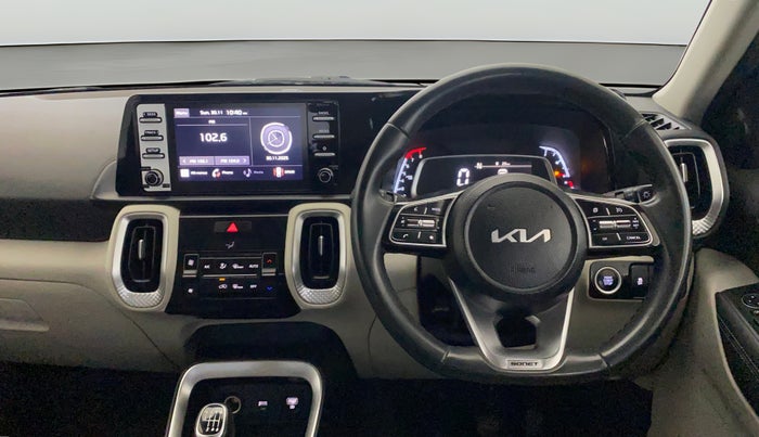 2023 KIA SONET HTX 1.0 TURBO PETROL IMT, Petrol, Manual, 55,983 km, Steering Wheel Close Up