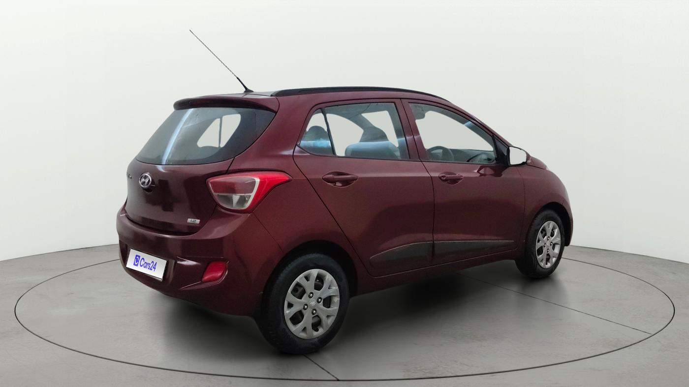 2015 Hyundai Grand i10 SPORTZ 1.2 KAPPA VTVT, Petrol, Manual, 88,903 km, Right Back Diagonal