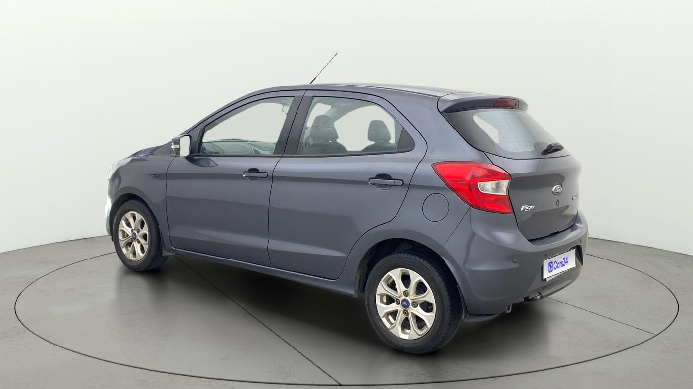 2017 Ford New Figo TITANIUM 1.2 PETROL MT, Petrol, Manual, 70,436 km, Left Back Diagonal