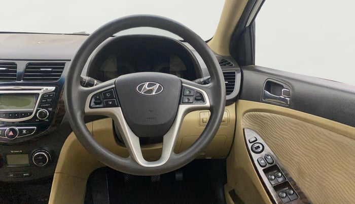 2013 Hyundai Verna FLUIDIC 1.6 VTVT SX, Petrol, Manual, 71,915 km, Steering Wheel Close Up