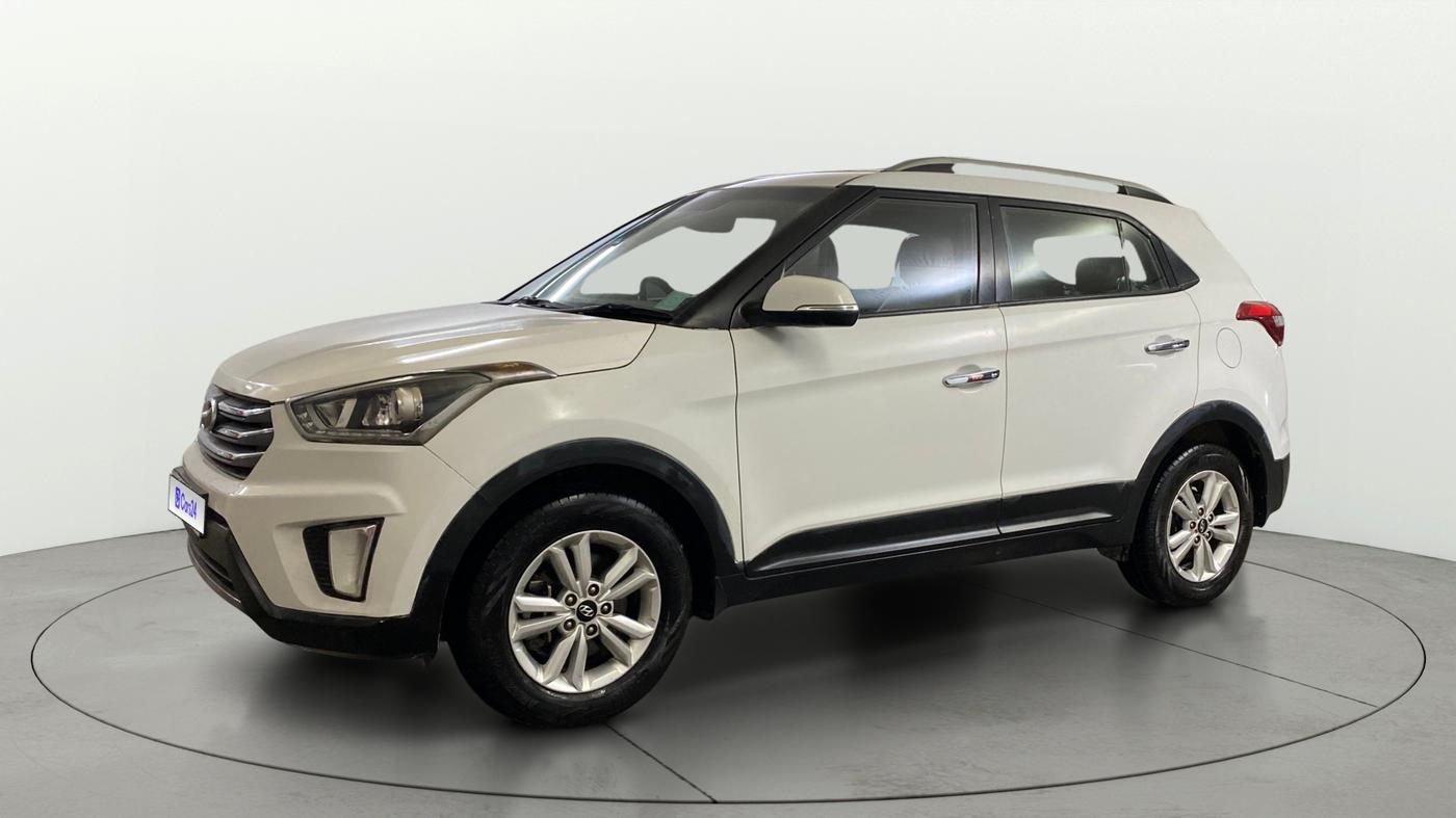 2015 Hyundai Creta SX PLUS 1.6 PETROL, Petrol, Manual, 55,301 km, Left Front Diagonal