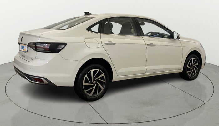 2024 Volkswagen VIRTUS TOPLINE TSI 1.0 AT, Petrol, Automatic, 6,586 km, Right Back Diagonal