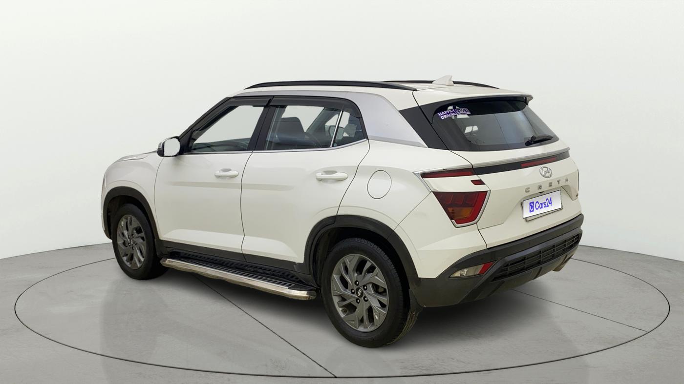 2021 Hyundai Creta SX (O) 1.4 TURBO DCT, Petrol, Automatic, 69,968 km, Left Back Diagonal