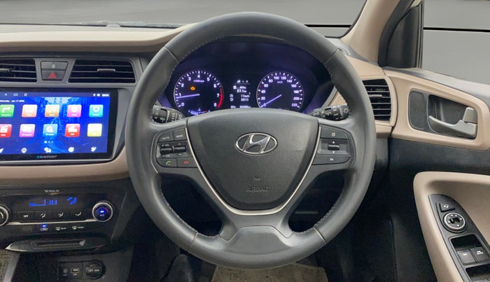 2017 Hyundai Elite i20 ASTA 1.2, Petrol, Manual, 1,03,531 km, Steering Wheel Close Up