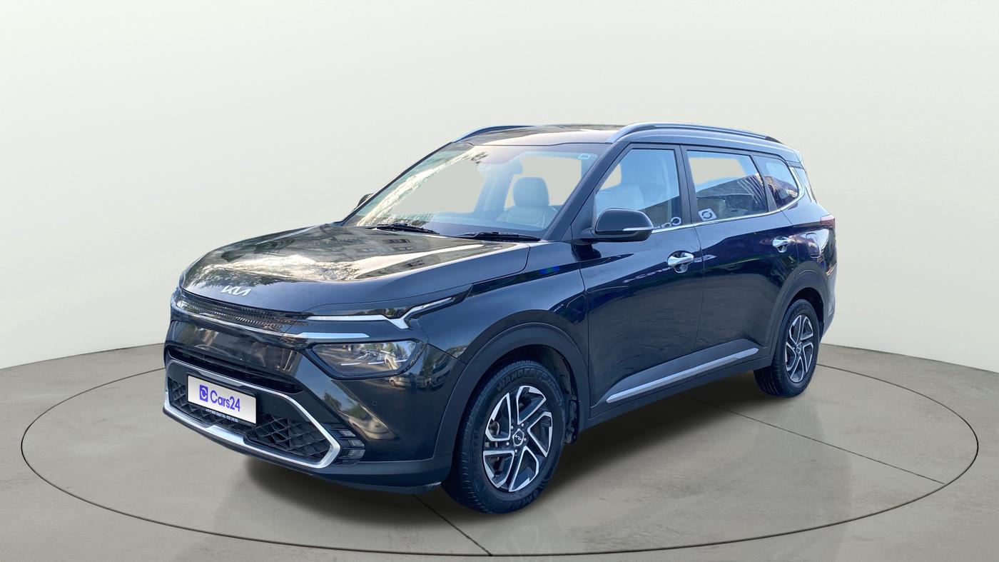 2023 KIA CARENS LUXURY PLUS IMT 1.5 DIESEL IMT, Diesel, Manual, 53,577 km, Left Front Diagonal