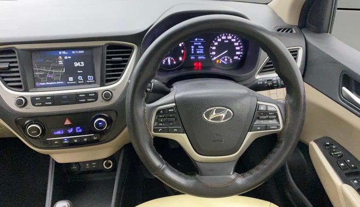 2019 Hyundai Verna 1.6 VTVT SX, Petrol, Manual, 82,873 km, Steering Wheel Close Up