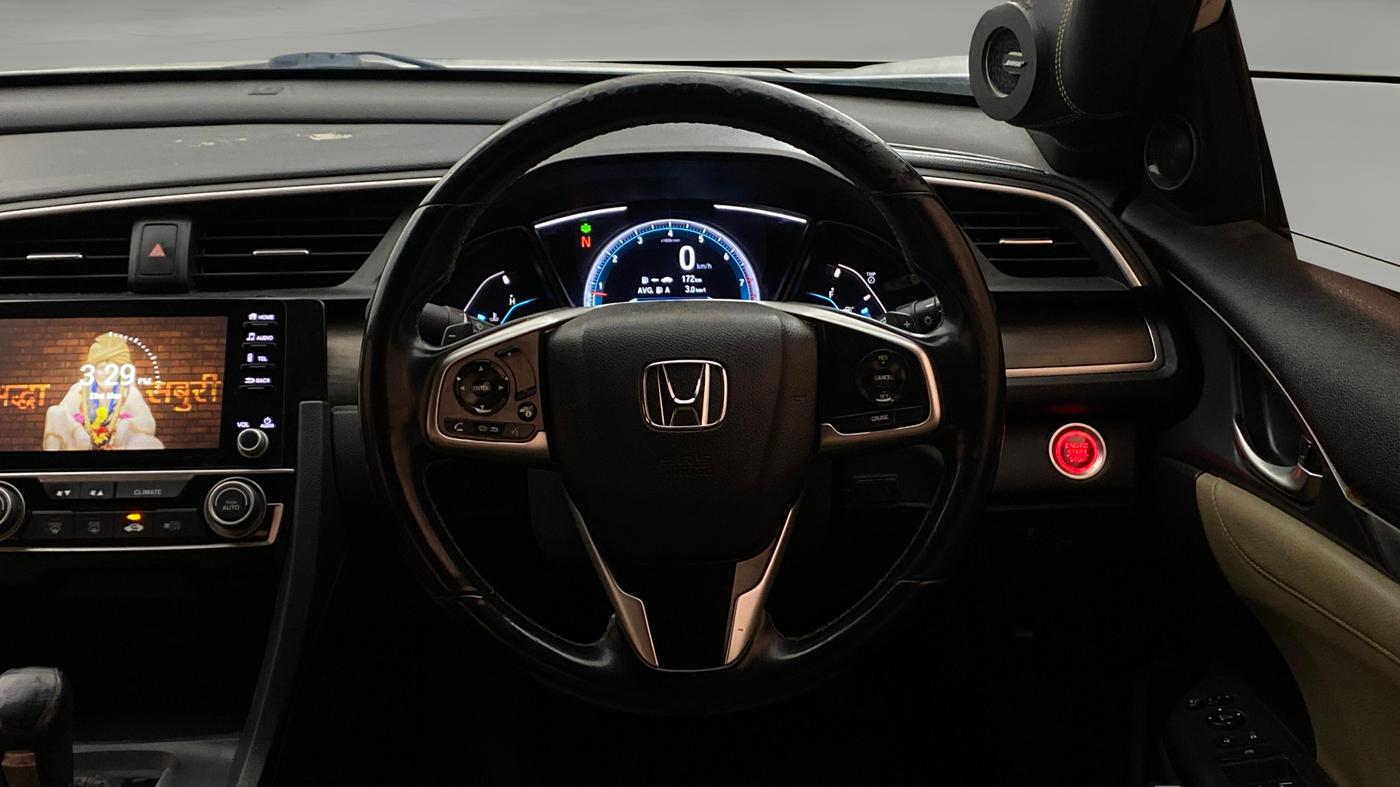 2019 Honda Civic 1.8L I-VTEC ZX CVT, Petrol, Automatic, 74,047 km, Steering Wheel Close Up