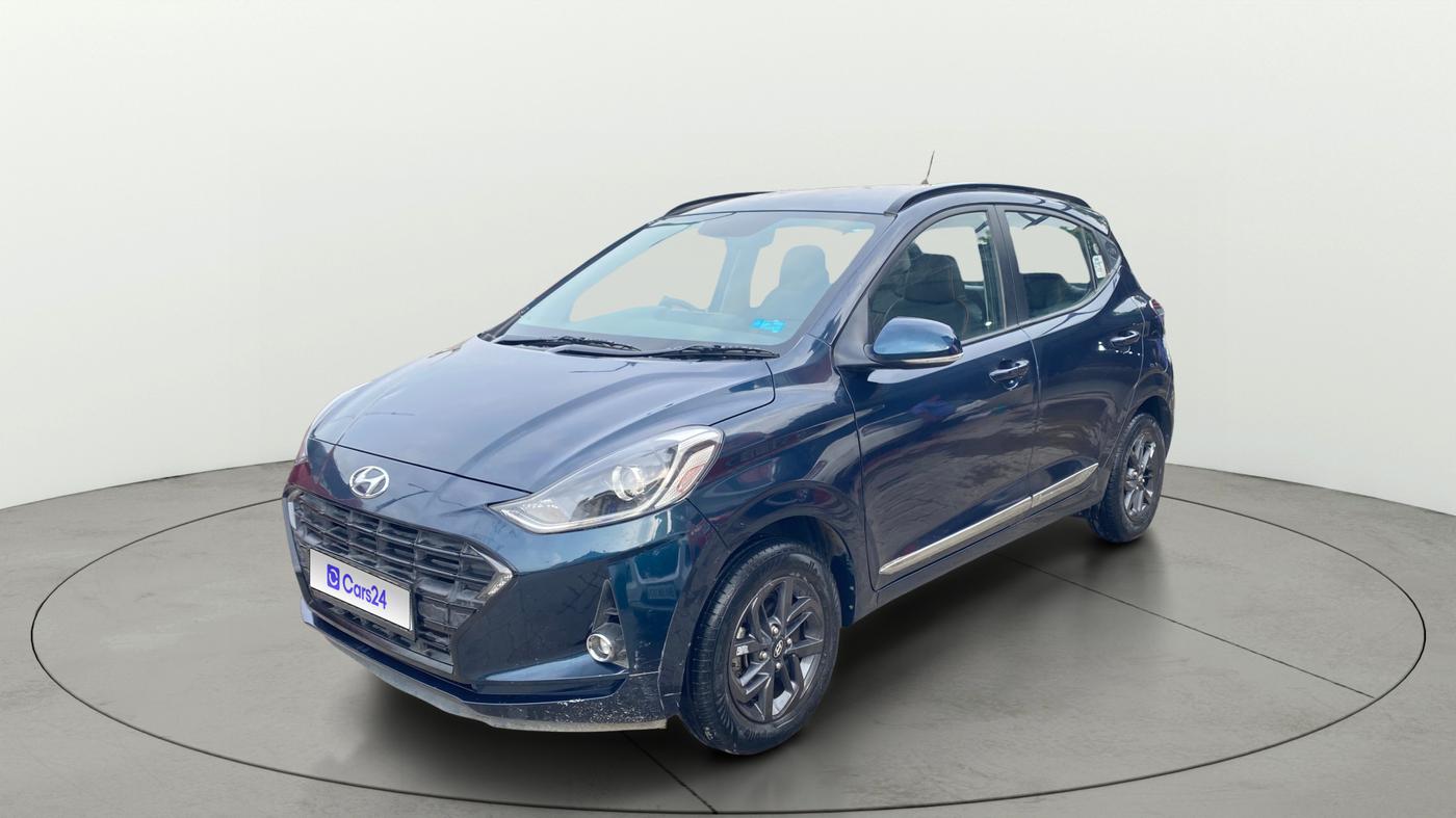 2021 Hyundai GRAND I10 NIOS SPORTZ AMT 1.2 KAPPA VTVT, Petrol, Automatic, 31,871 km, Left Front Diagonal