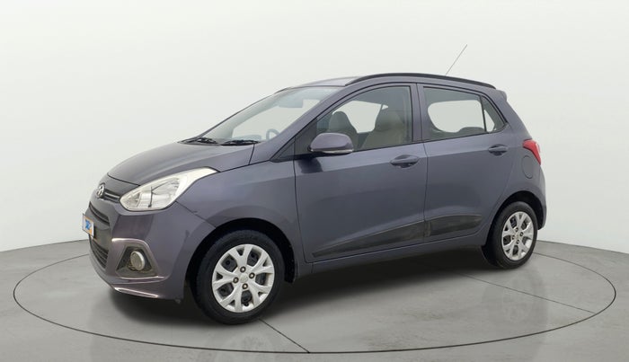 2015 Hyundai Grand i10 SPORTZ 1.2 KAPPA VTVT, Petrol, Manual, 70,997 km, Left Front Diagonal