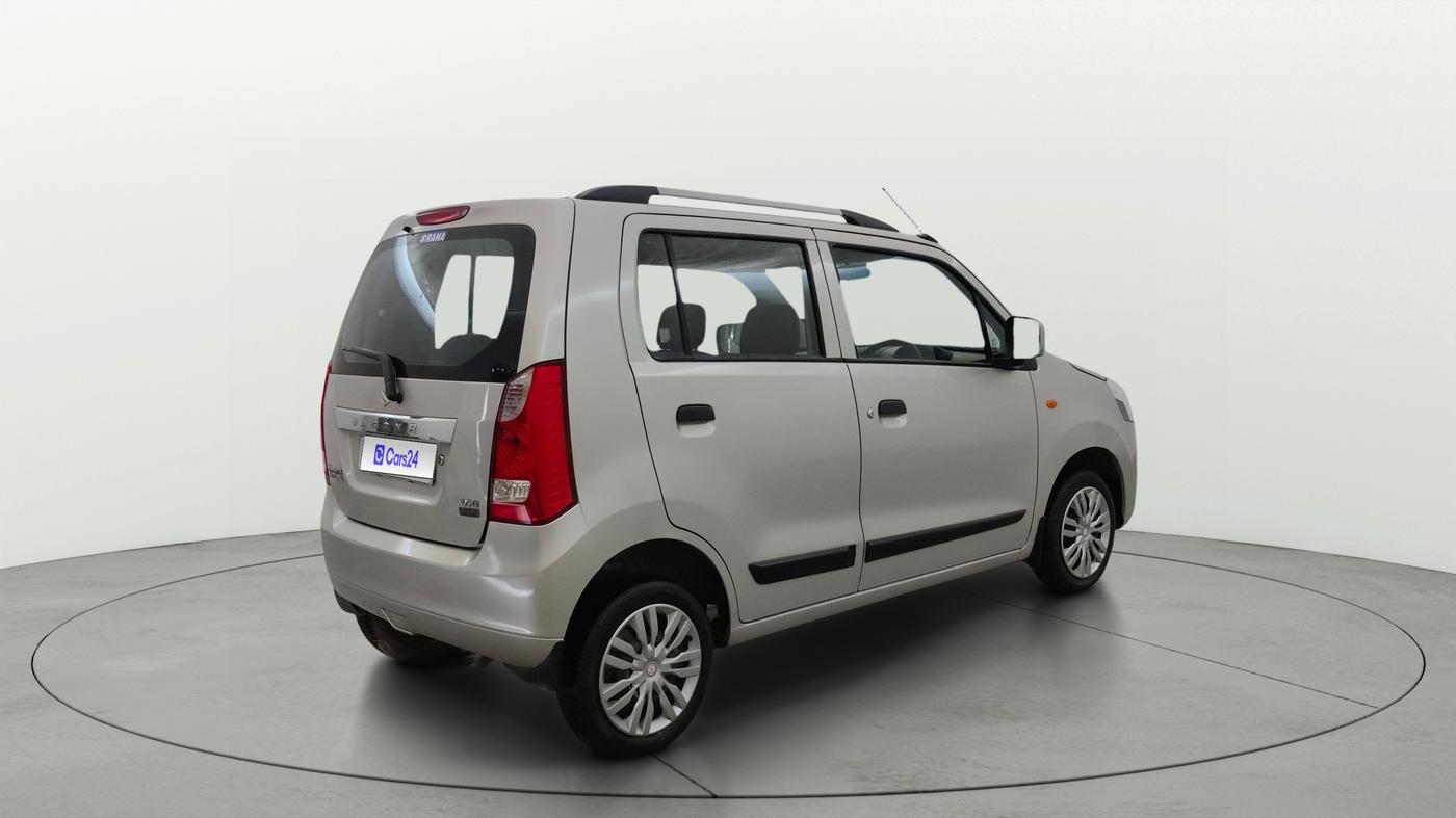 2018 Maruti Wagon R 1.0 VXI AMT, Petrol, Automatic, 35,769 km, Right Back Diagonal