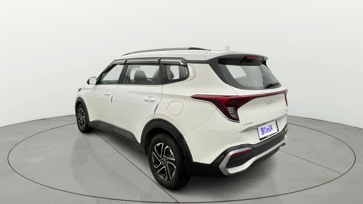 2023 KIA CARENS  PRESTIGE PLUS 1.5 TURBO PETROL DCT 7 STR, Petrol, Automatic, 1,08,754 km, Left Back Diagonal
