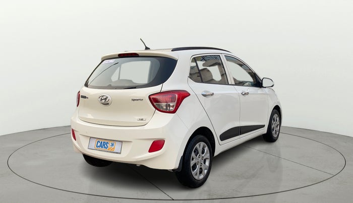 2015 Hyundai Grand i10 SPORTZ 1.2 KAPPA VTVT, Petrol, Manual, 6,138 km, Right Back Diagonal