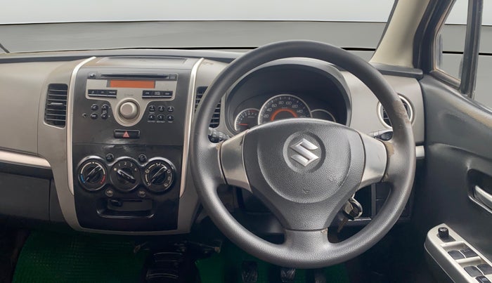 2012 Maruti Wagon R 1.0 VXI, Petrol, Manual, 95,606 km, Steering Wheel Close Up