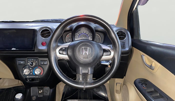 2015 Honda Brio VX MT, Petrol, Manual, 80,904 km, Steering Wheel Close Up