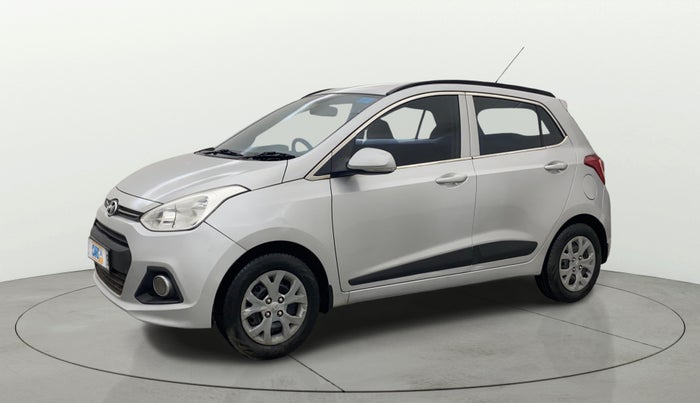 2016 Hyundai Grand i10 SPORTZ 1.2 KAPPA VTVT, Petrol, Manual, 77,525 km, Left Front Diagonal