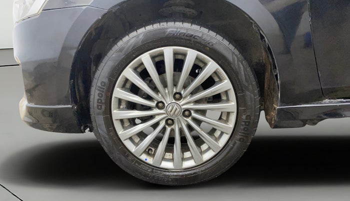 2016 Maruti Ciaz ZXI+ RS, Petrol, Manual, 1,08,950 km, Left Front Wheel
