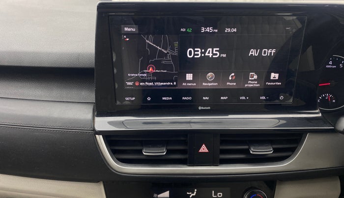 2020 KIA SELTOS HTX IVT 1.5 PETROL, Petrol, Automatic, 1,05,627 km, Air Conditioner