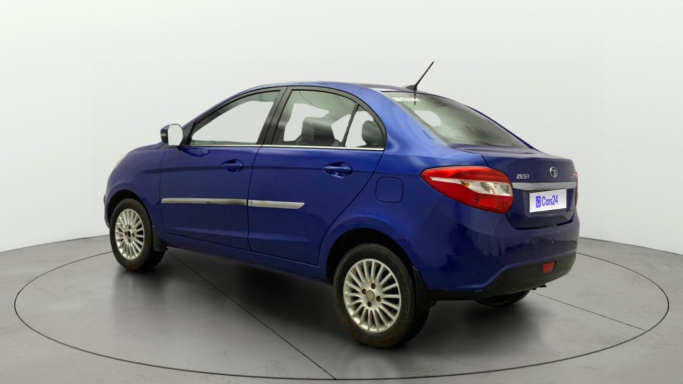 2015 Tata Zest XT PETROL, Petrol, Manual, 52,659 km, Left Back Diagonal