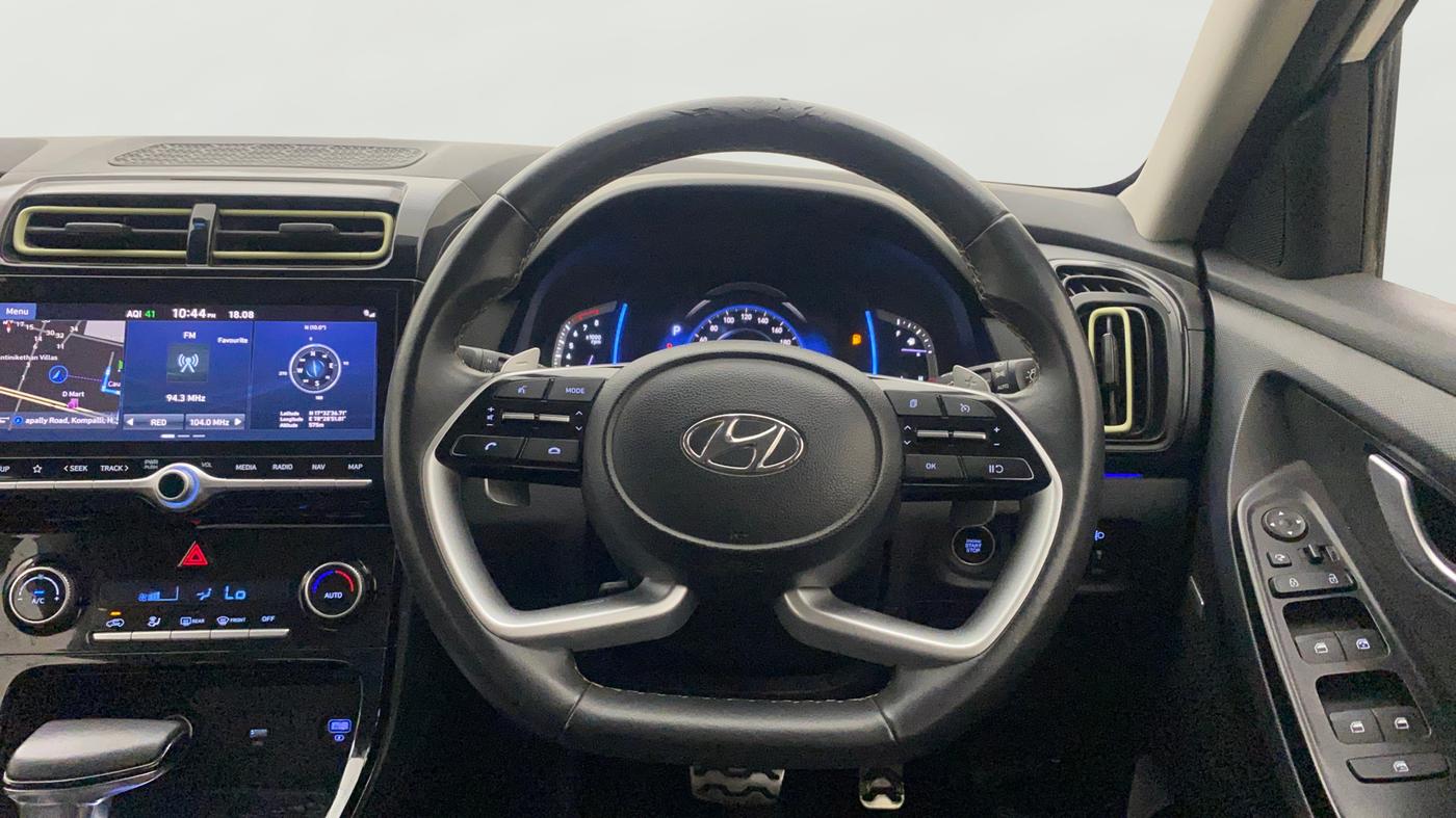 2023 Hyundai Creta SX (O) IVT 1.5 PETROL, Petrol, Automatic, 31,183 km, Steering Wheel Close Up