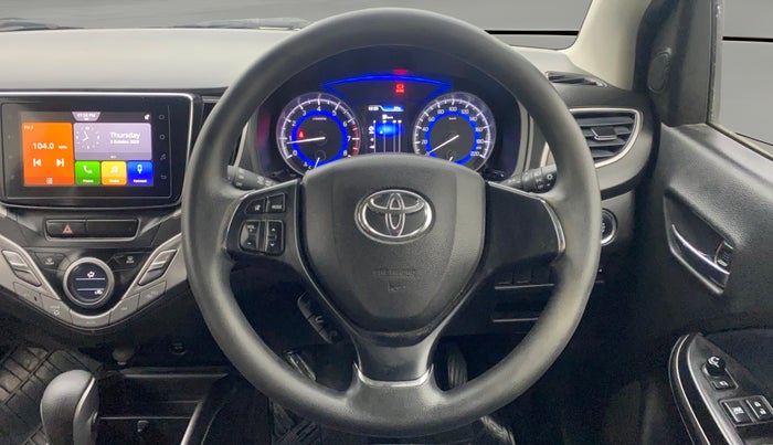 2021 Toyota Glanza G CVT, Petrol, Automatic, 74,697 km, Steering Wheel Close Up