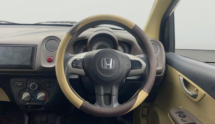 2013 Honda Brio VX MT, Petrol, Manual, 1,11,069 km, Steering Wheel Close Up