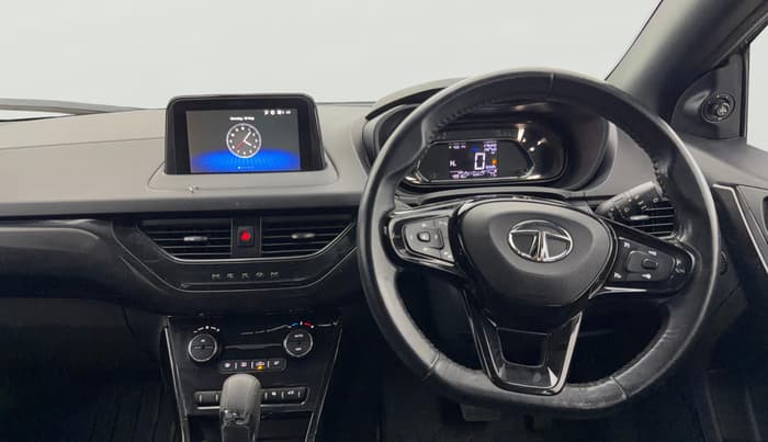 2021 Tata NEXON XZA PLUS (O) PETROL DARK EDITION, Petrol, Automatic, 49,910 km, Steering Wheel Close Up