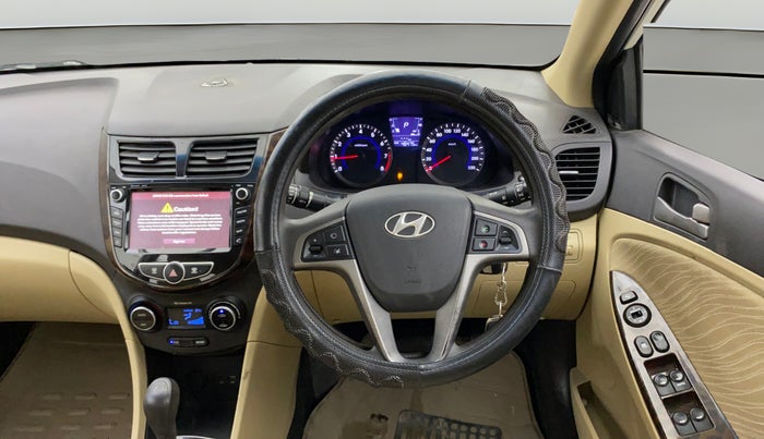 2016 Hyundai Verna 1.6 VTVT SX AT, Petrol, Automatic, 46,469 km, Steering Wheel Close Up