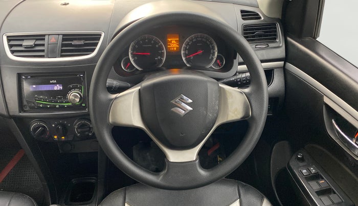 2014 Maruti Swift VXI, Petrol, Manual, 72,574 km, Steering Wheel Close Up