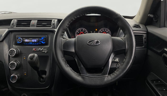 2019 Mahindra KUV 100 NXT K4+ P 6 STR, Petrol, Manual, 60,562 km, Steering Wheel Close Up