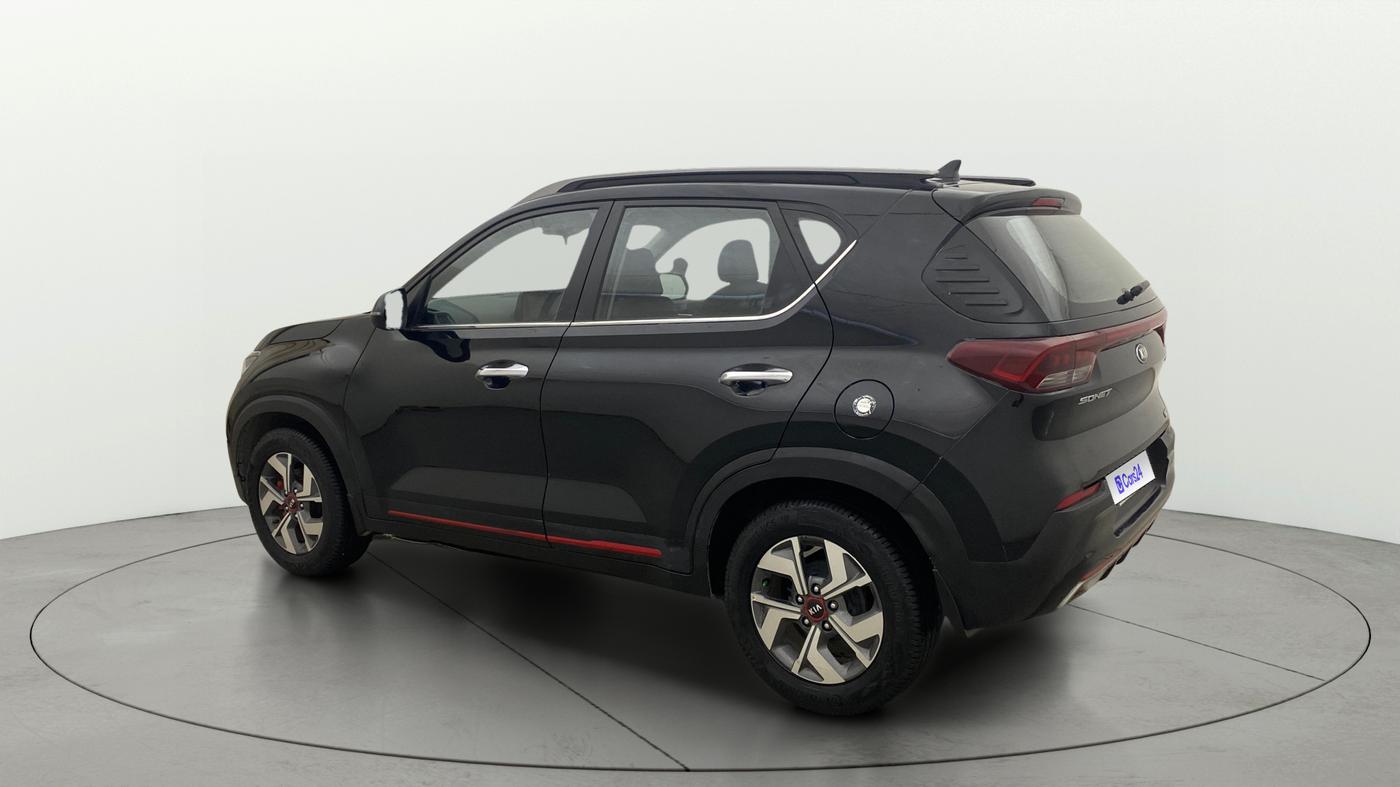 2020 KIA SONET GTX PLUS 1.0 DCT, Petrol, Automatic, 38,516 km, Left Back Diagonal