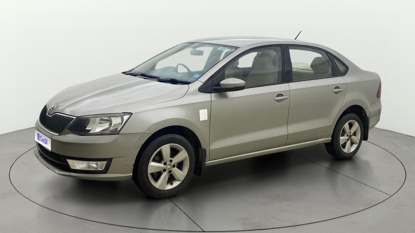 2017 Skoda Rapid AMBITION 1.6 MPI MT, Petrol, Manual, 59,307 km, Left Front Diagonal
