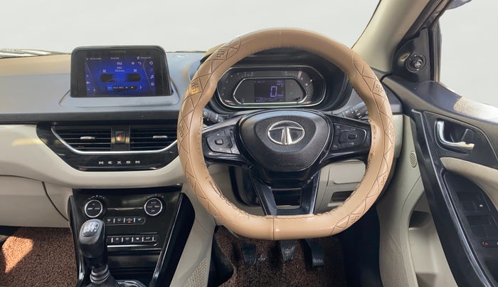 2021 Tata NEXON XZ PLUS (O) PETROL, Petrol, Manual, 87,615 km, Steering Wheel Close Up