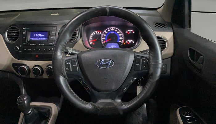2019 Hyundai Grand i10 MAGNA 1.2 KAPPA VTVT, Petrol, Manual, 28,161 km, Steering Wheel Close Up