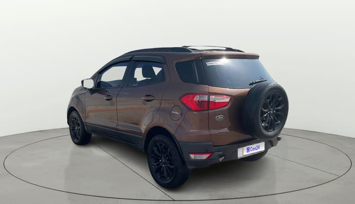 2017 Ford Ecosport TITANIUM 1.5L DIESEL, Diesel, Manual, 1,30,952 km, Left Back Diagonal