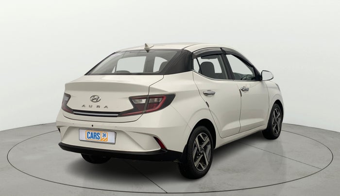 2020 Hyundai AURA SX PLUS 1.2 AMT CRDI, Diesel, Automatic, 66,459 km, Right Back Diagonal
