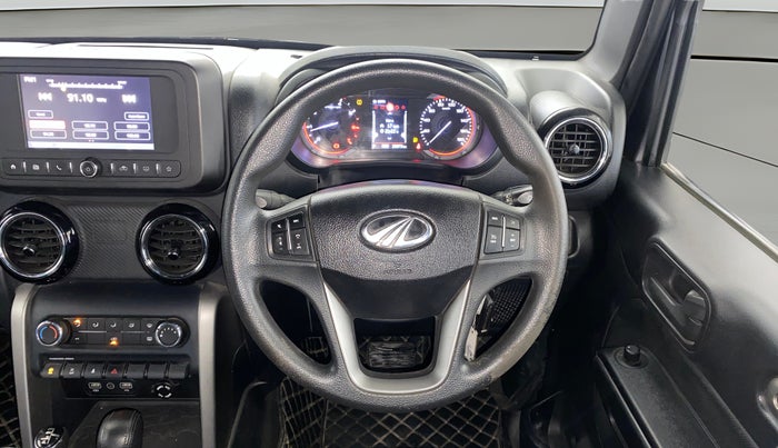 2021 Mahindra Thar LX PETROL HT 4WD AT, Petrol, Automatic, 29,073 km, Steering Wheel Close Up