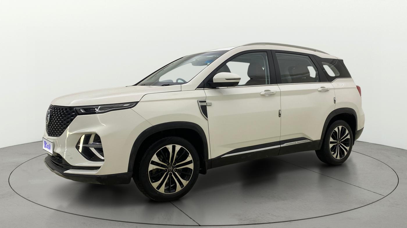 2021 MG HECTOR PLUS SHARP 1.5 PETROL TURBO CVT 6-STR, Petrol, Automatic, 79,593 km, Left Front Diagonal