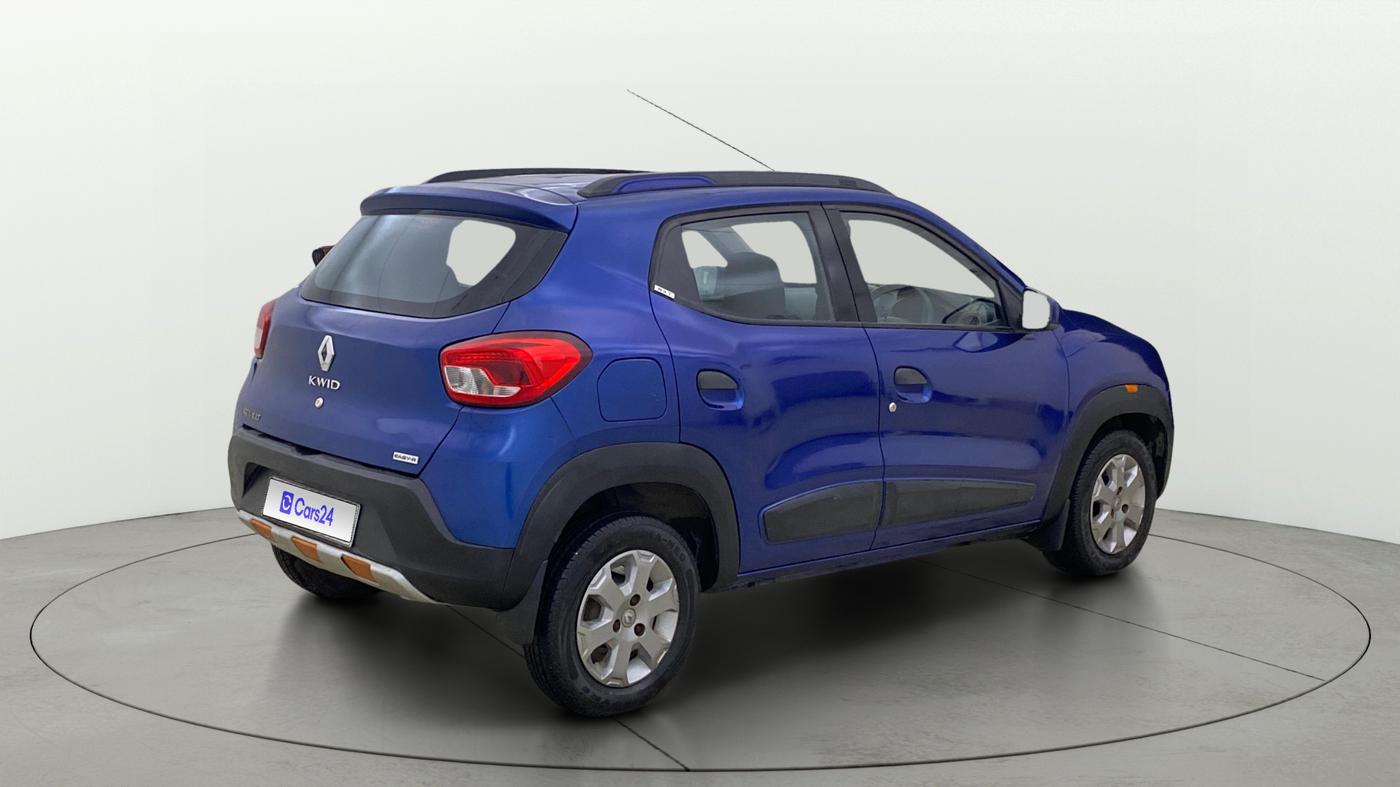 2019 Renault Kwid CLIMBER 1.0 AMT, Petrol, Automatic, 23,447 km, Right Back Diagonal