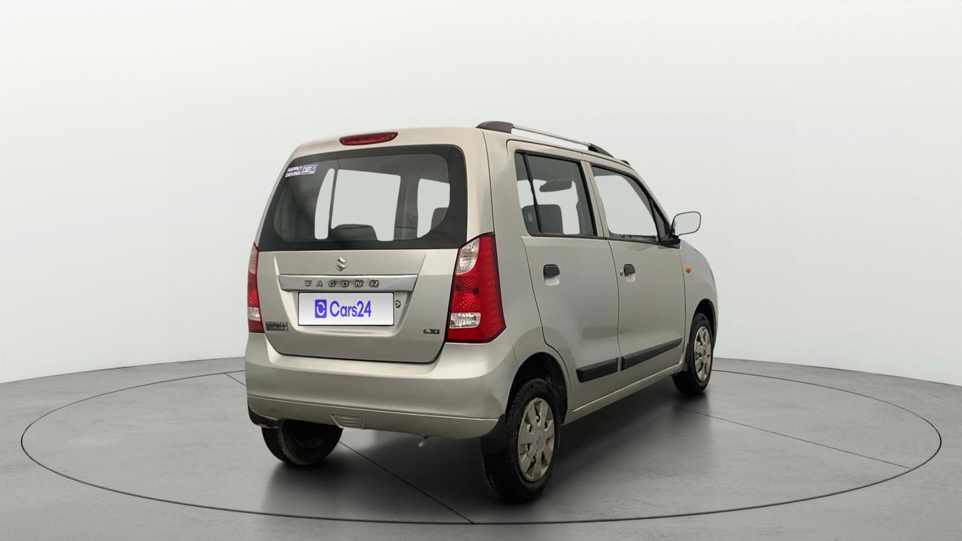 2013 Maruti Wagon R 1.0 LXI, Petrol, Manual, 33,114 km, Right Back Diagonal